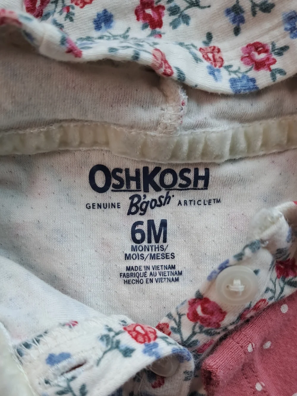 Carter’s OshKosh Floral Bunny Cottagecore 100% Cotton 2-Piece Bodysuit Set